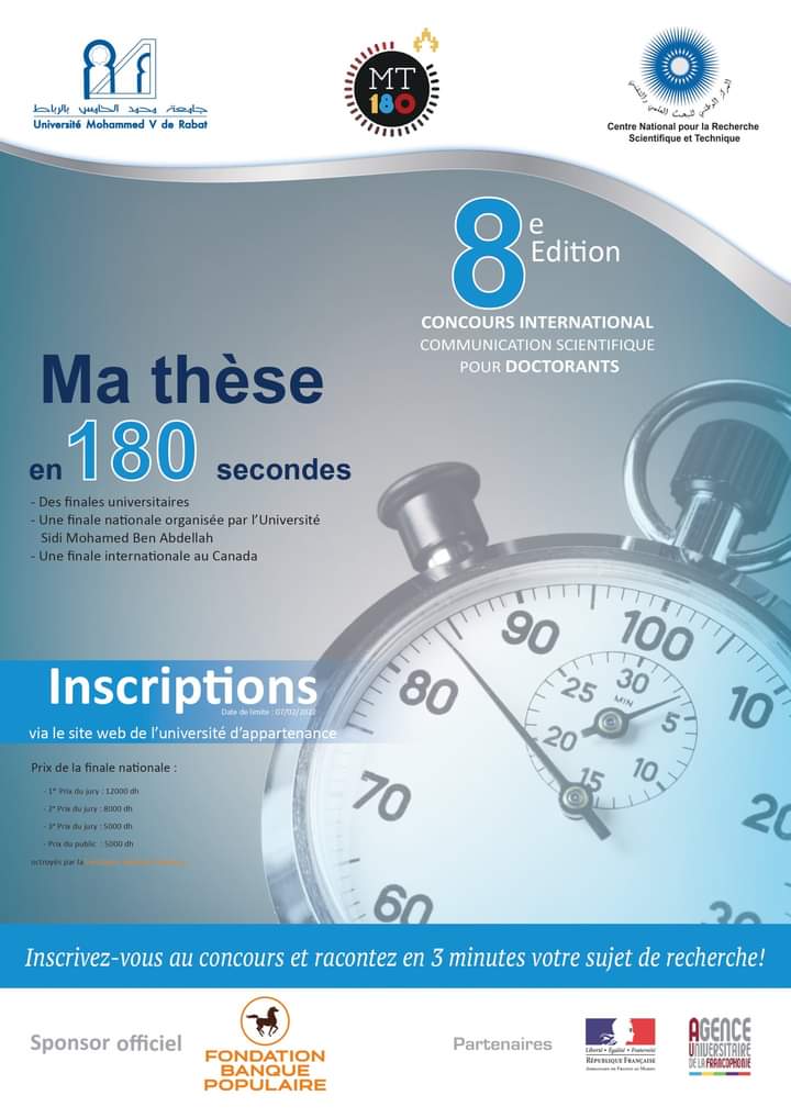 Ma thèse en 180 secondes