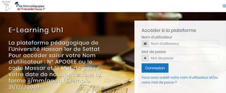 Lancement de la plate-forme Moodle