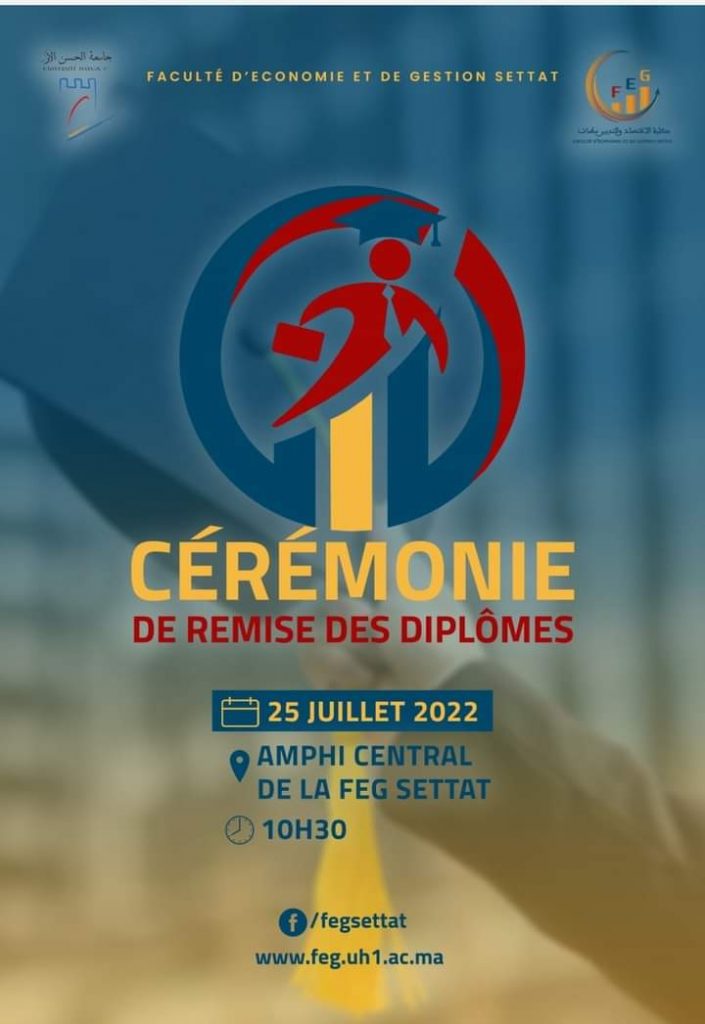 Cérémonie de Remise des Diplômes FEG