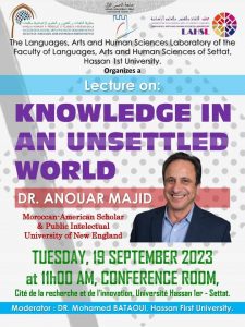 Conférence « La Connaissance dans un Monde Instable »