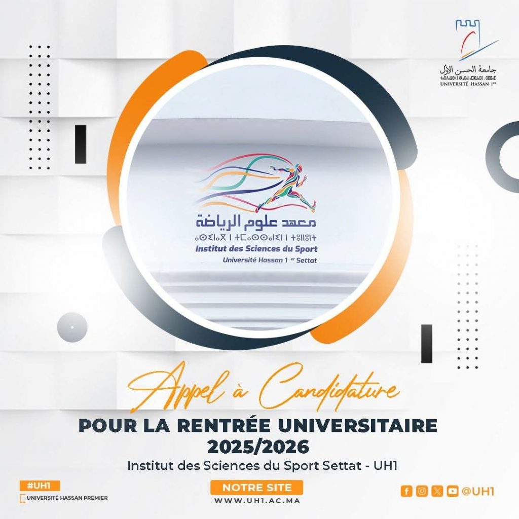 𝐂𝐘𝐂𝐋𝐄 𝐋𝐈𝐂𝐄𝐍𝐂𝐄 – Institut des Sciences du Sport – UH1