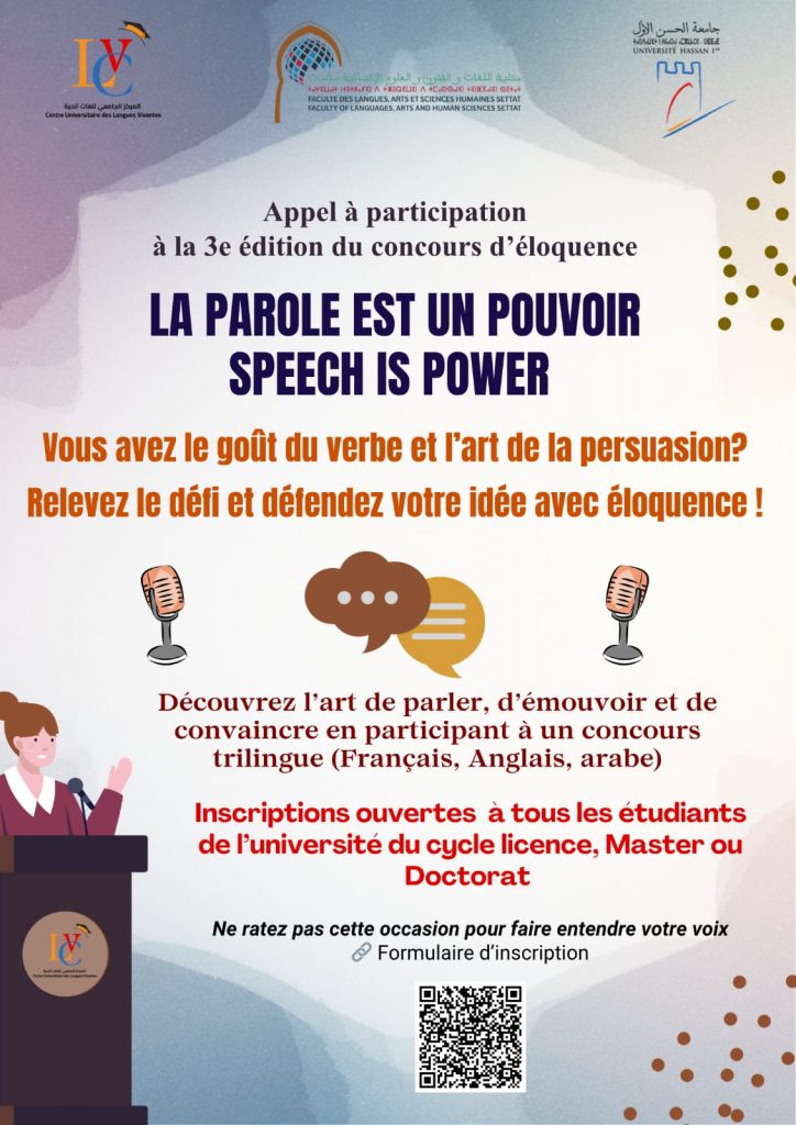 Concours d’Éloquence Trilingue – 3ᵉ édition