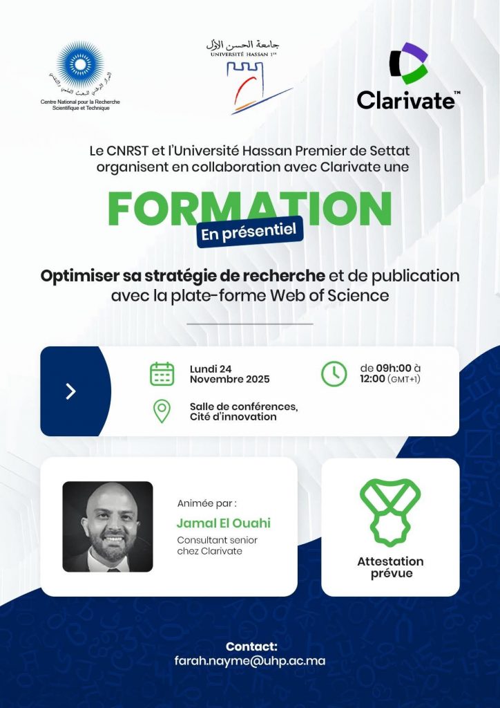 Formations Web of Science