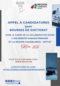 Appel à candidatures pour Bourses de Doctorat – Région Casablanca-Settat (Édition 2026)