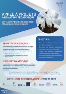 Appel à projets : Innovation pédagogique